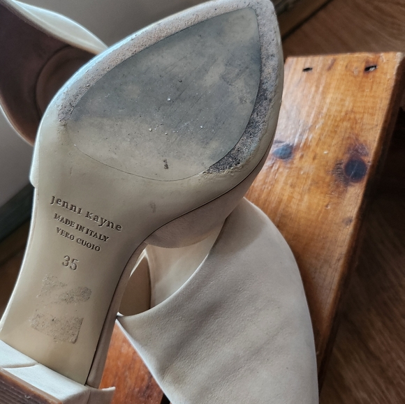 Jenni Kayne size 35 tan heels - Picture 2 of 6